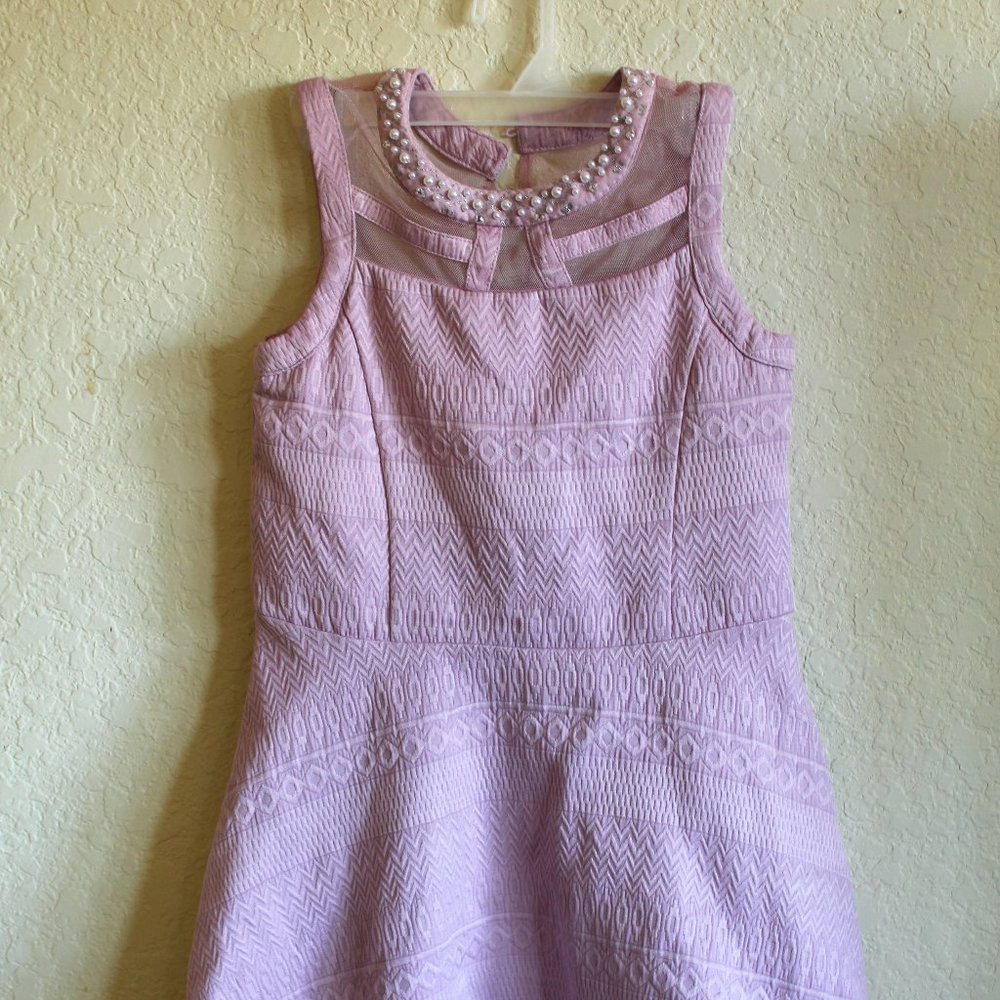 3/$15 Children's Place girls pink pearl formal dress